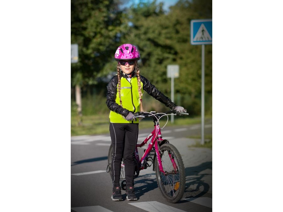 Dětské kraťasy do pasu s vložkou FORCE REFLEX LINE KID, černé