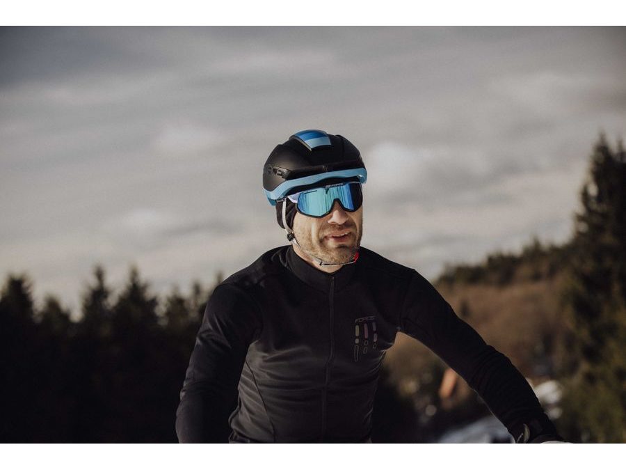 brýle FORCE ATTIC fial.-modré,modré zrc. sklo