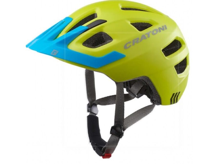Dětská helma CRATONI Maxster Pro, Lime-Blue Matt
