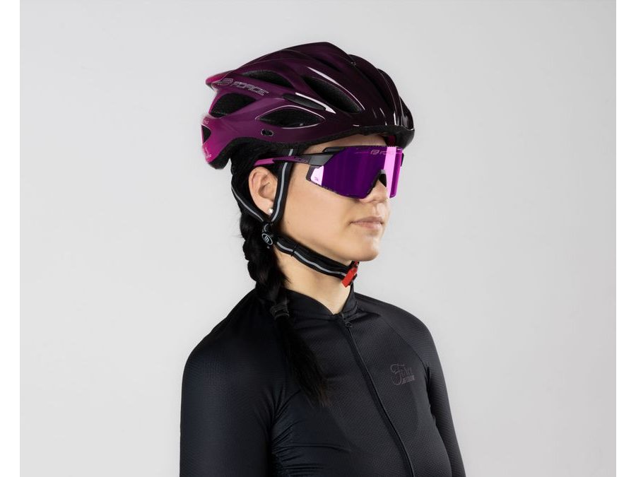 Helma FORCE BULL HUE, černo-růžová