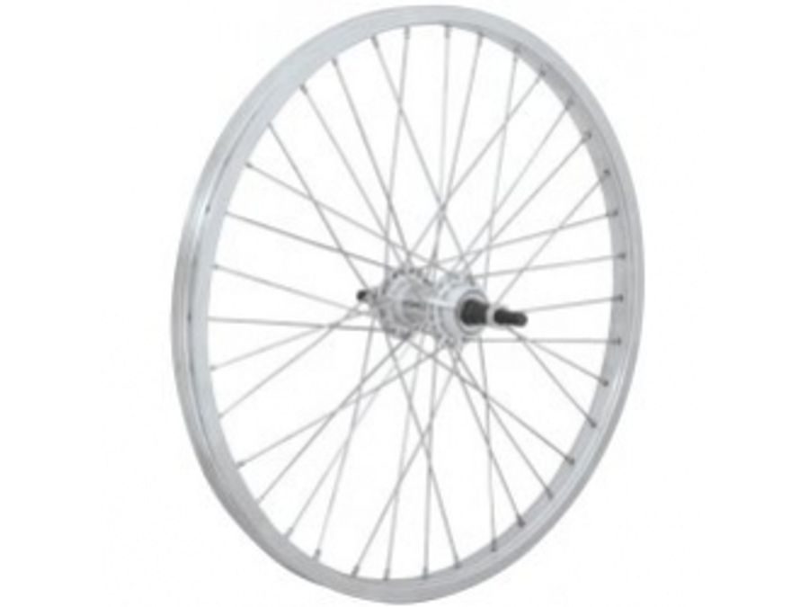 Kolo zapletené 24" 507-21 zadní 36 děr stříbrné CnSpoke