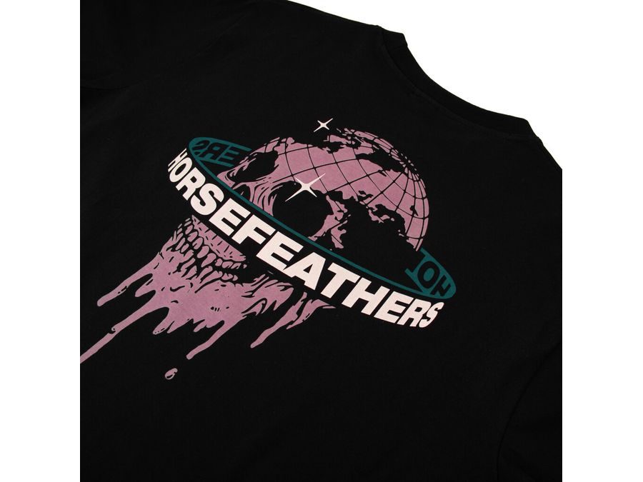 Pánské tričko s krátkým rukávem HORSEFEATHERS Orbit, black