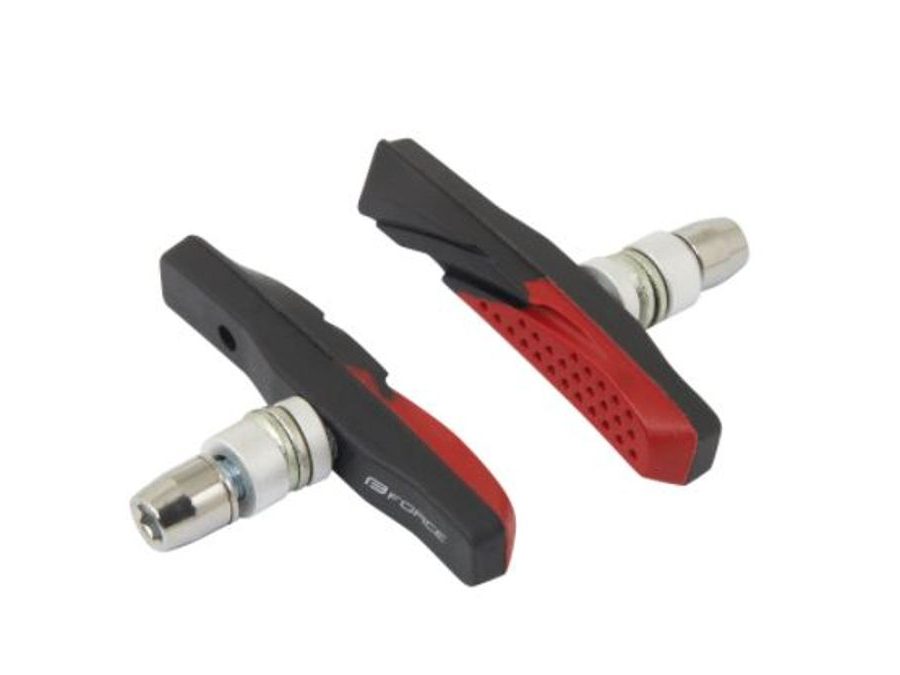 Brzdové špalky Force jednorázové, černo-červené 70mm