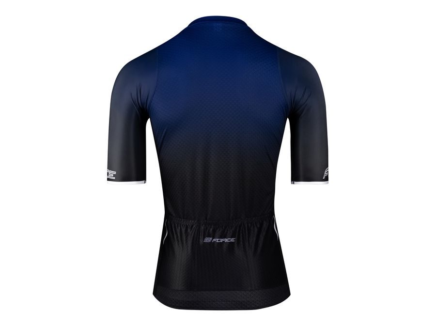 Pánský dres s krátkým rukávem FORCE SMOOTH, modro-černý