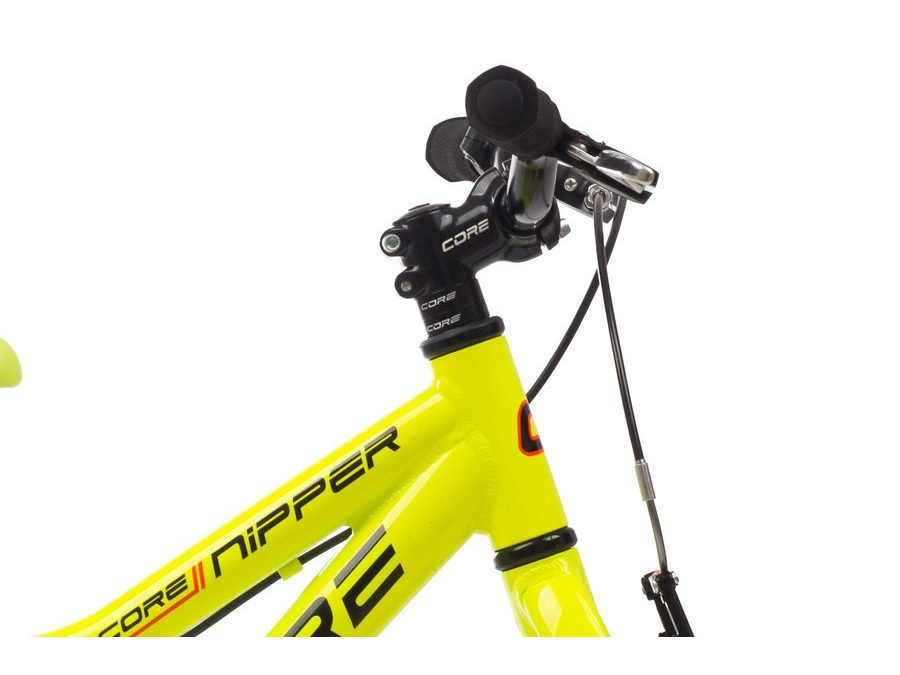 Dětské kolo Core Nipper 16 reflexní žlutá v-brake ultralight 2025 6.08kg