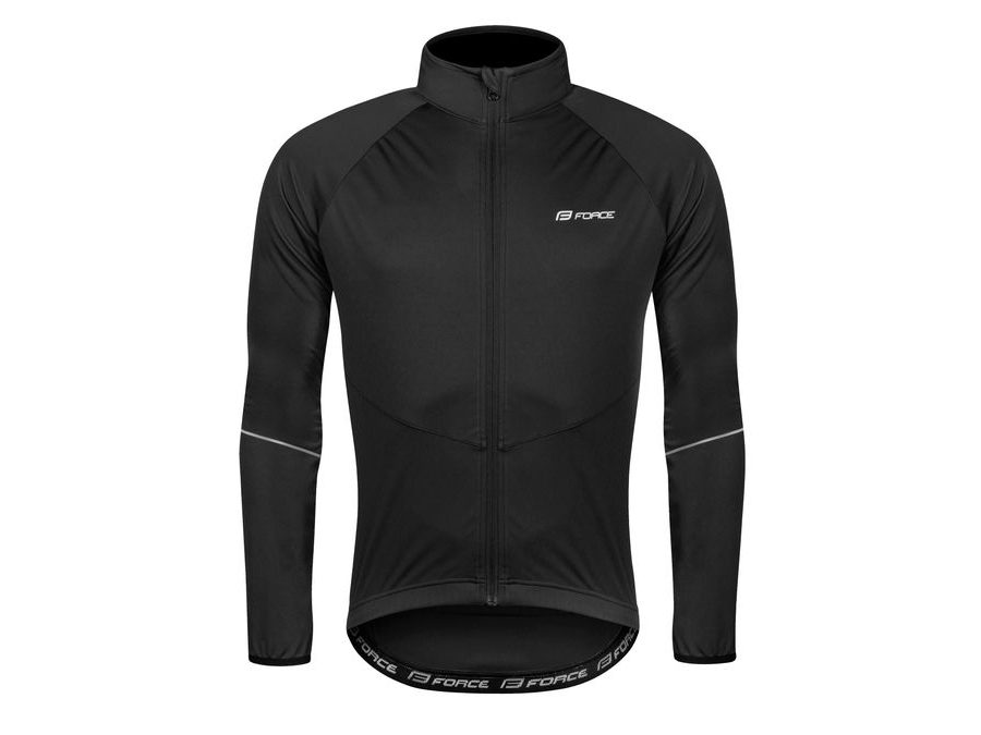 Pánská bunda FORCE ARROW softshell, černá