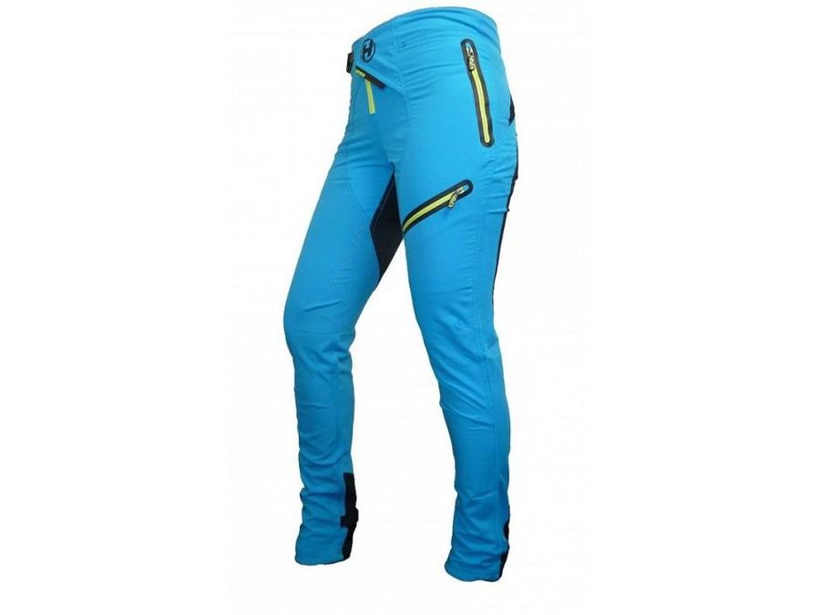 Pánské kalhoty do pasu bez vložky HAVEN ENERGIZER Long, modro-zelené