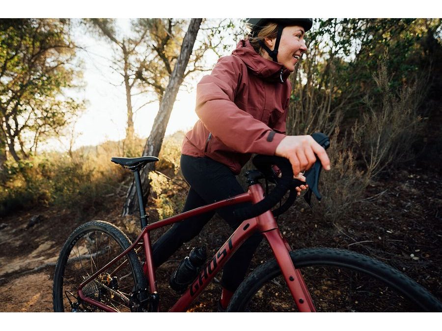 Gravel kolo GHOST Asket Advanced AL Red/Black