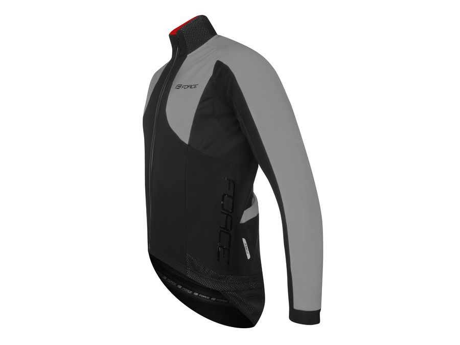 Pánská zimní bunda FORCE X100, černo-šedá