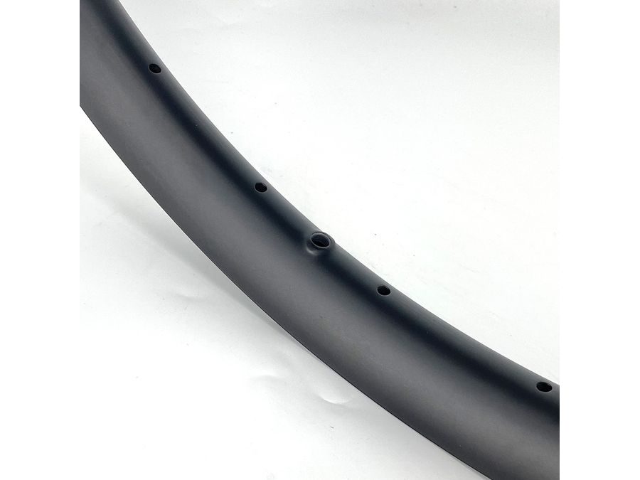 Karbonový ráfek ASYM. Nextie PREMIUM 36mm 29" MTB Clincher [Tubeless Compatible][NXT29XMA36]-Solid black wrap-over