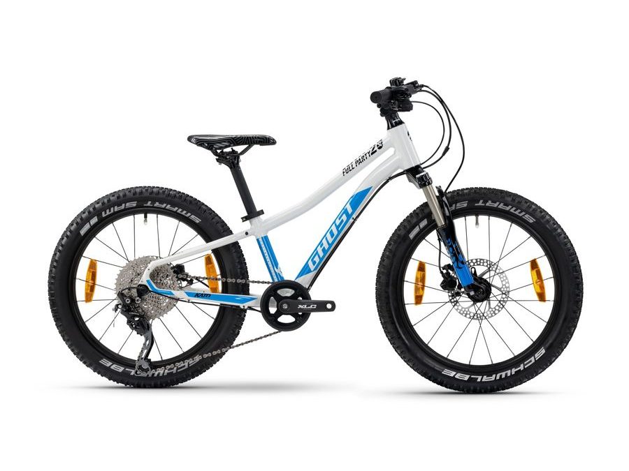 Dětské kolo GHOST Kato 20 Full Party Pearl White/Bright Blue Gloss