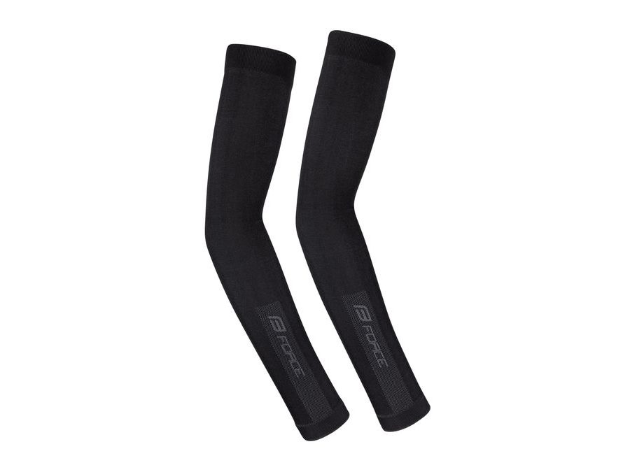 Návleky na ruce FORCE BREEZE pletené, černé