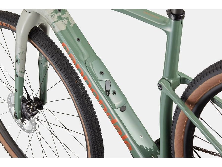 Gravel kolo CANNONDALE TOPSTONE CARBON 2 GRX 2X, šedo-zelený
