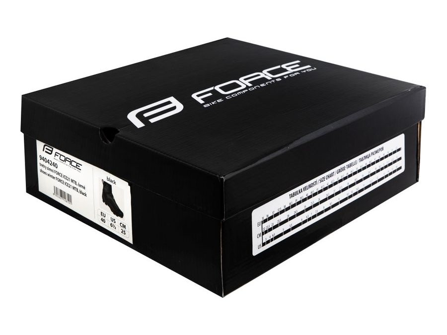 tretry zimní FORCE MTB ICE21 LADY, černo-růž