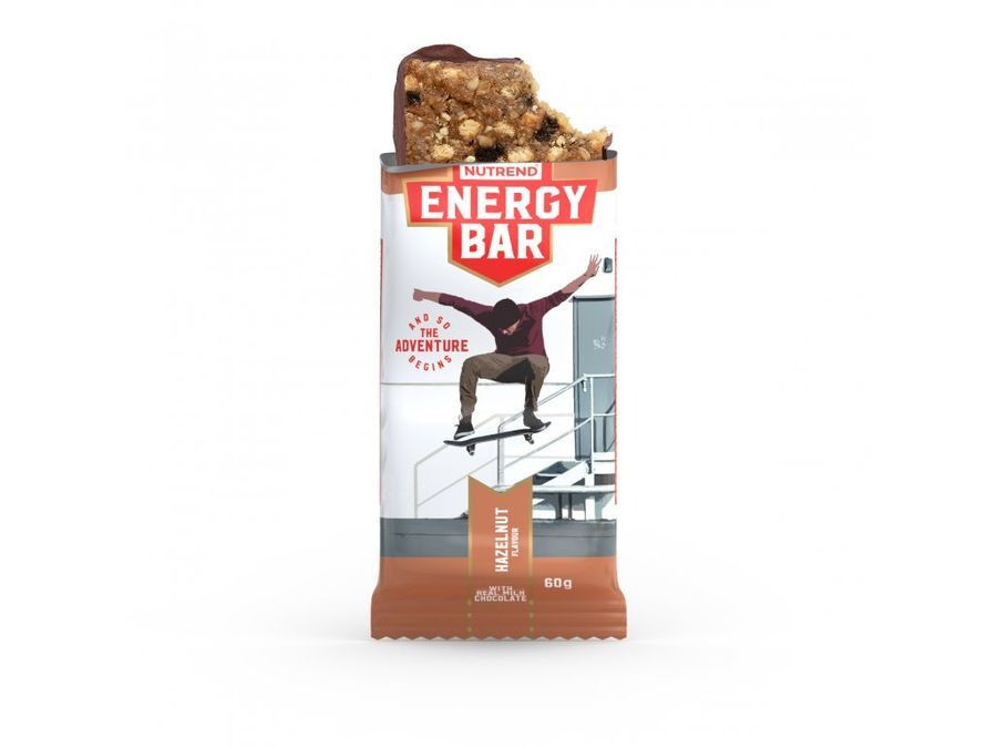 tyčinka Nutrend ENERGY BAR lískový ořech 60g