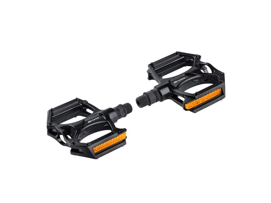 Pedály Force BMX hliníkové nevyměnitelné piny, črn