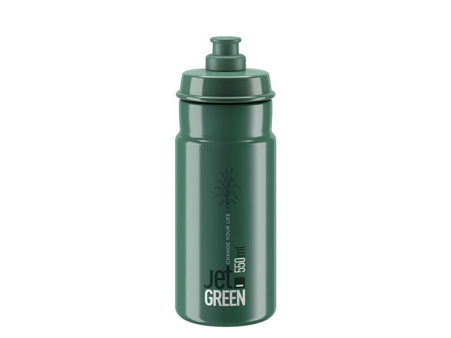 ELITE láhev JET GREEN 24' zelená/bílé logo 550 ml