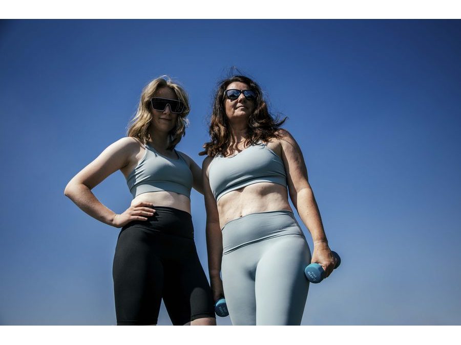 Sportovní podprsenka FORCE SIMPLE, modrá