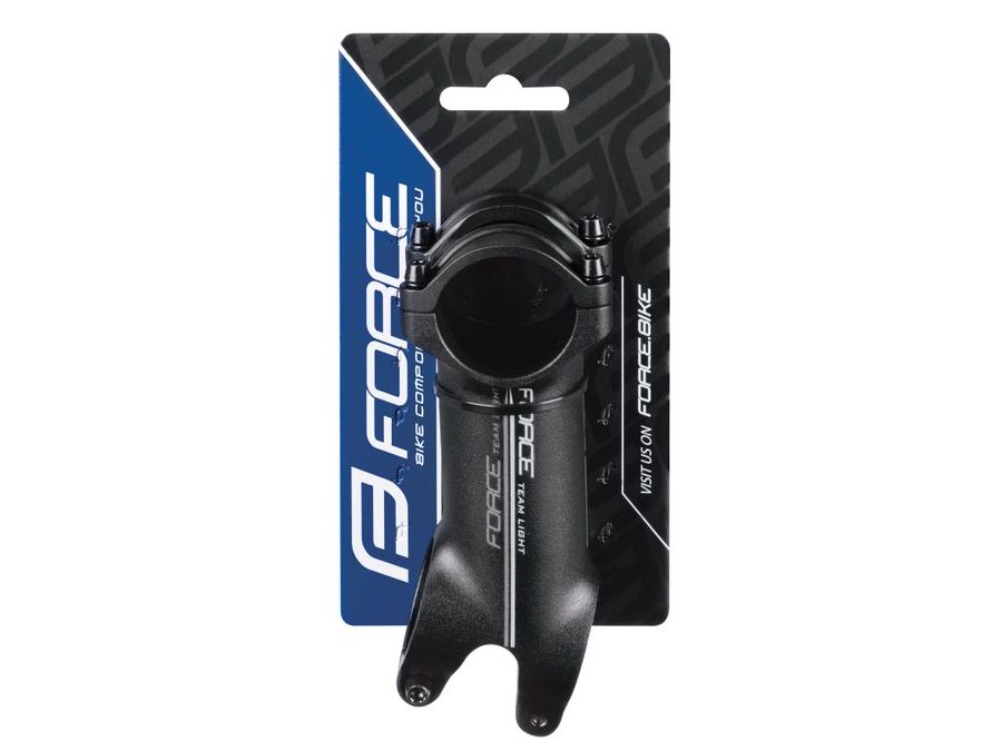 Představec FORCE TEAM light 31,8/90mm, 17° Al, černý mat