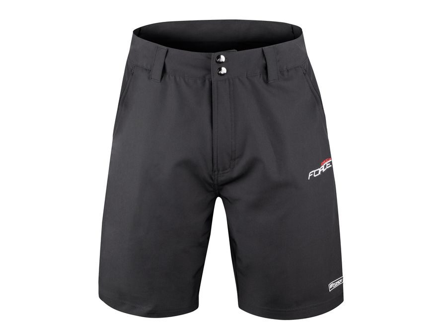 Pánské kraťasy do pasu bez vložky FORCE BLADE MTB, černé