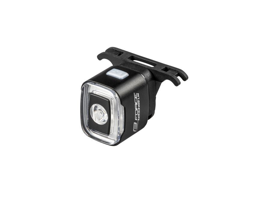 blikačka přední/zadní FORCE FLEA 200LM USB, černá