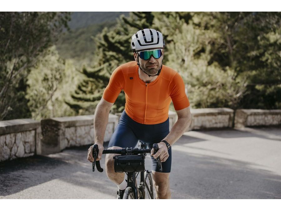 Pánský dres s krátkým rukávem FORCE MILD, oranžový