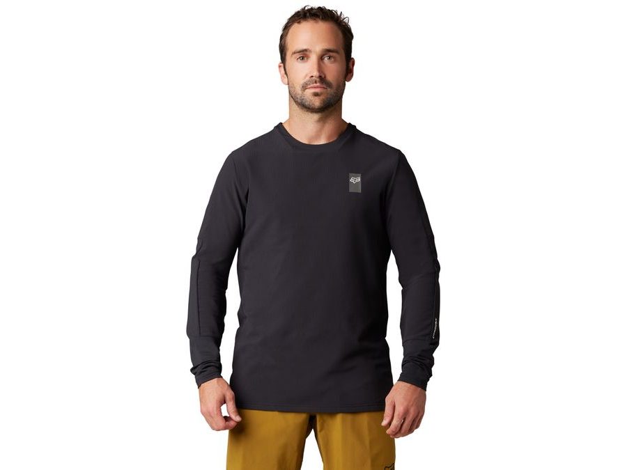 Pánský dres s dlouhým rukávem Fox Defend Thermal Jersey, black