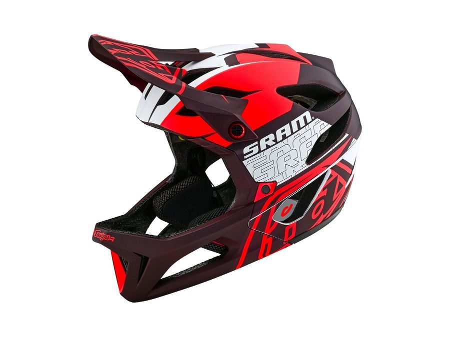 Integrální helma Troy Lee Designs STAGE MIPS SRAM VECTOR RED 2024