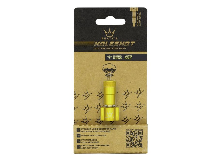 Hlavice pumpy PEATY'S HOLESHOT HLAVICE CO2 PUMPY GOLD