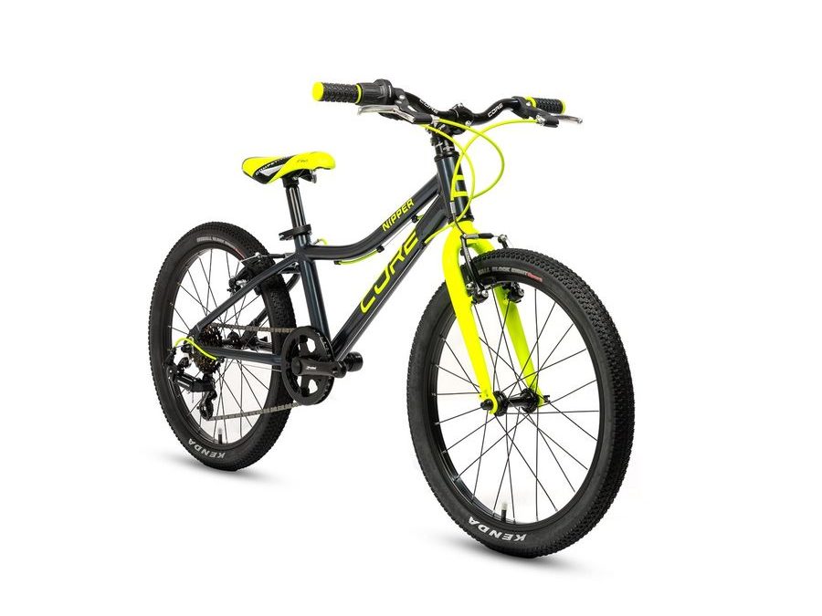 Dětské kolo Core Nipper 20", černý mat se žlutou 2025, 7.95kg