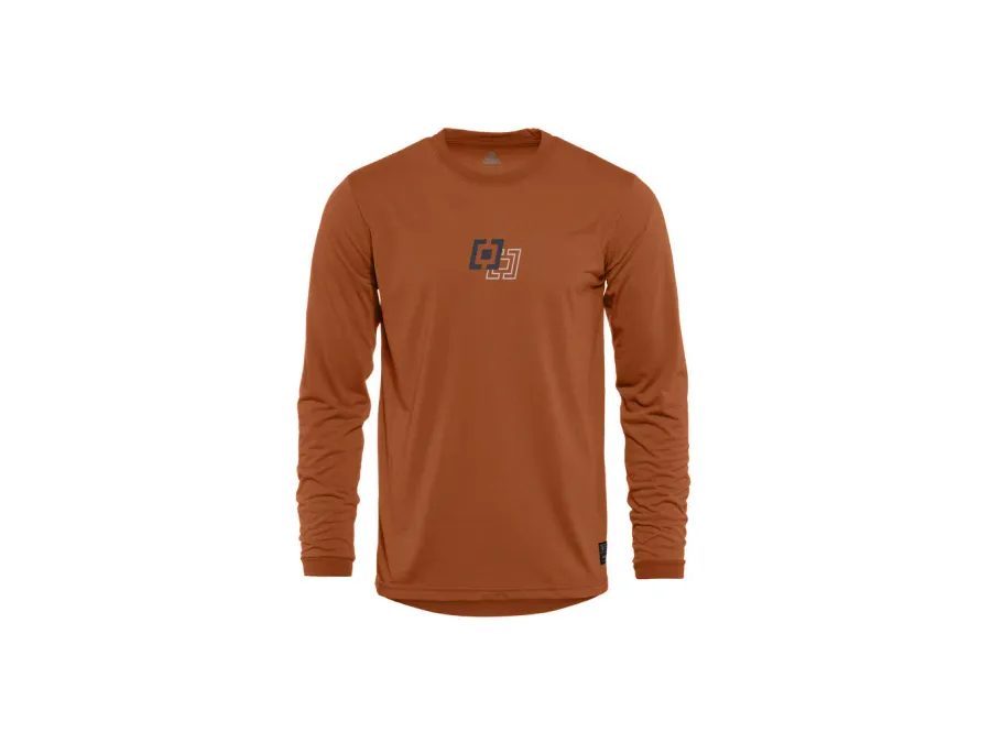 Pánský dres HORSEFEATHERS Fury LS - rust