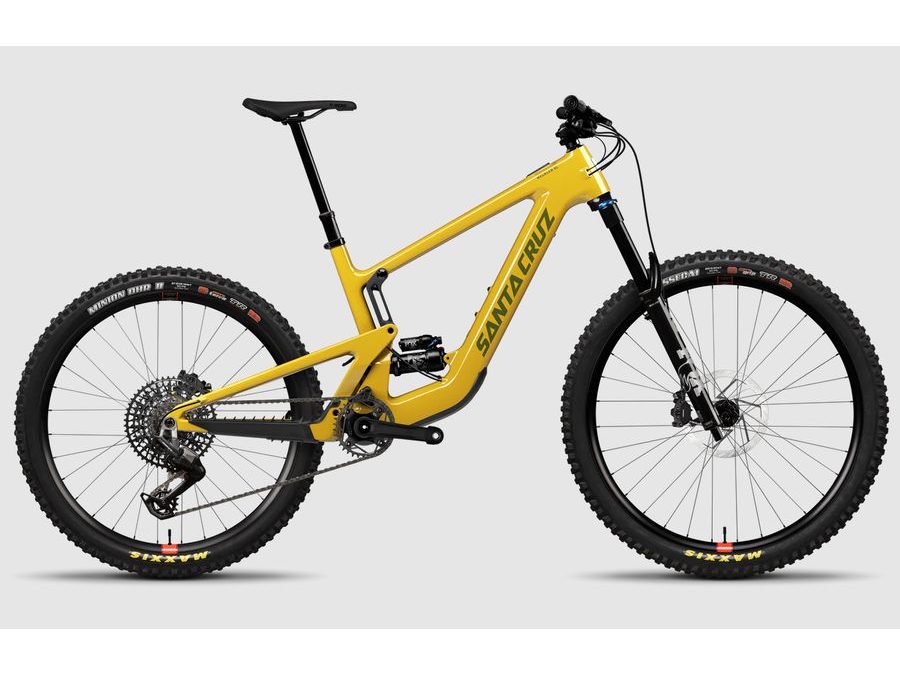 Celoodpružené elektrokolo Santa Cruz Heckler SL1.1 C MX 26 YLW 90, Gloss Mustard Yellow