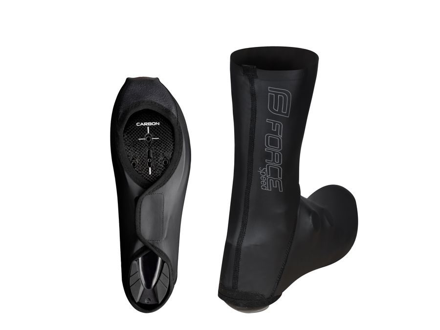 Návleky treter FORCE SPEED ROAD bez zipu, černé