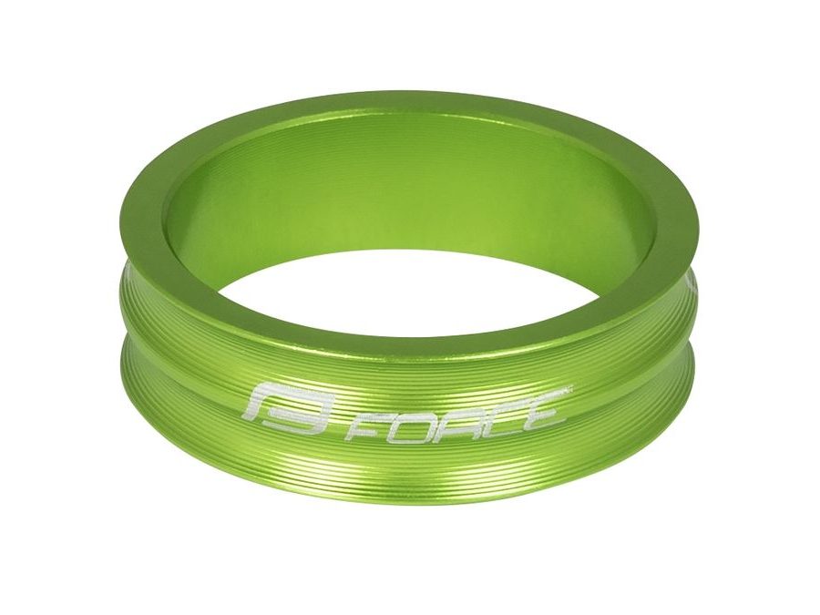 Podložka FORCE 1 1/8" AHEAD 10 mm Al, zelená