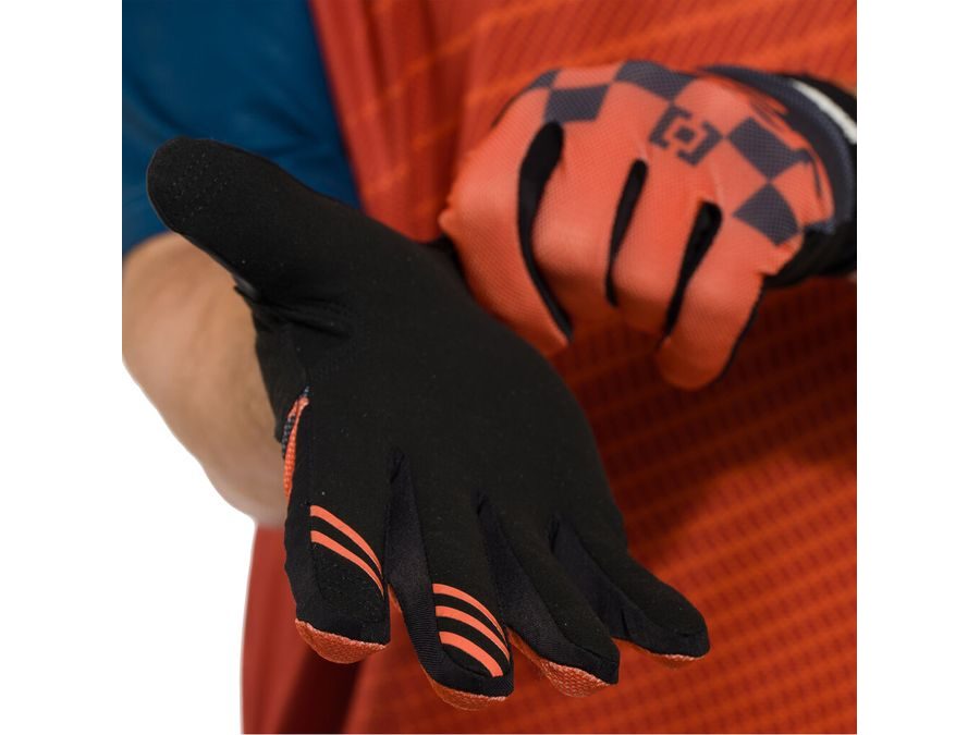 Letní dlouhoprsté rukavice HORSEFEATHERS Digger, burnt orange