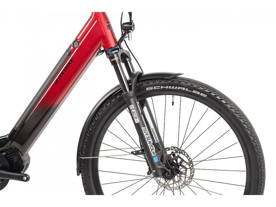 SUW Elektrokolo MAXBIKE RIVA magenta red 2026