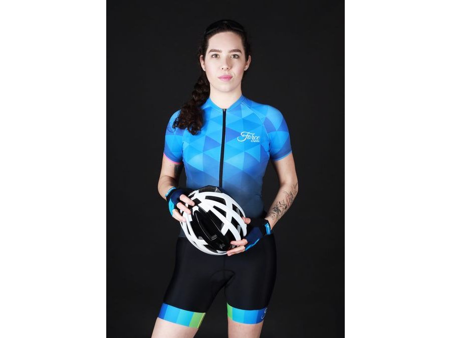 Dámské kraťasy do pasu s vložkou FORCE VICTORY LADY, černo-modré