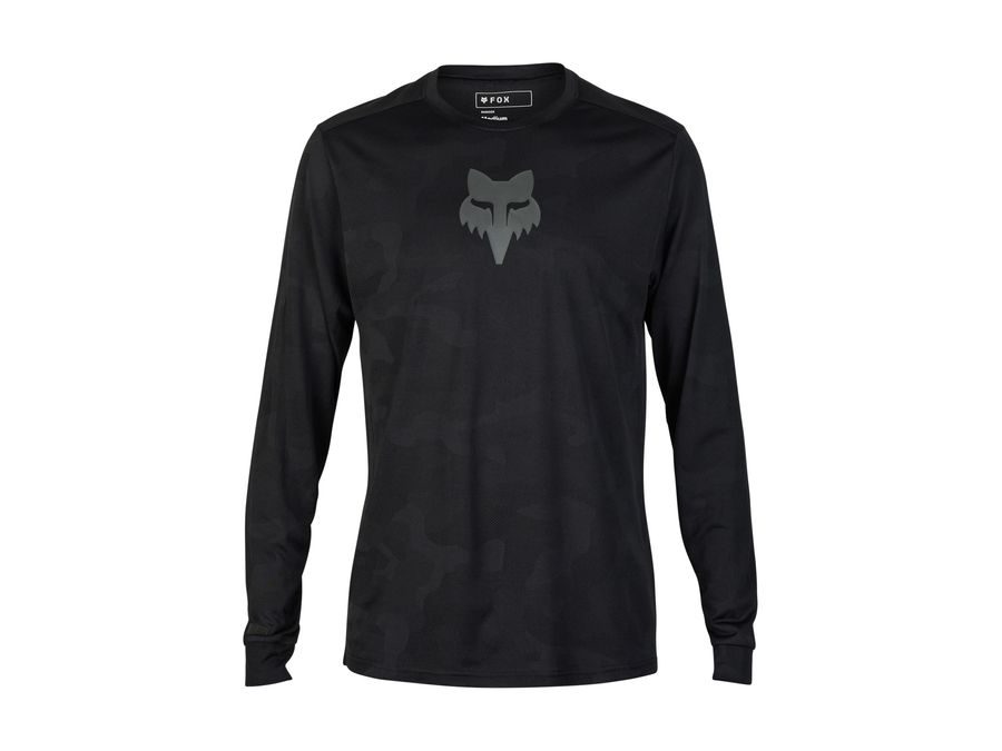Pánský dres s dlouhým rukávem Fox Ranger Tru Dri Ls Jersey, Black