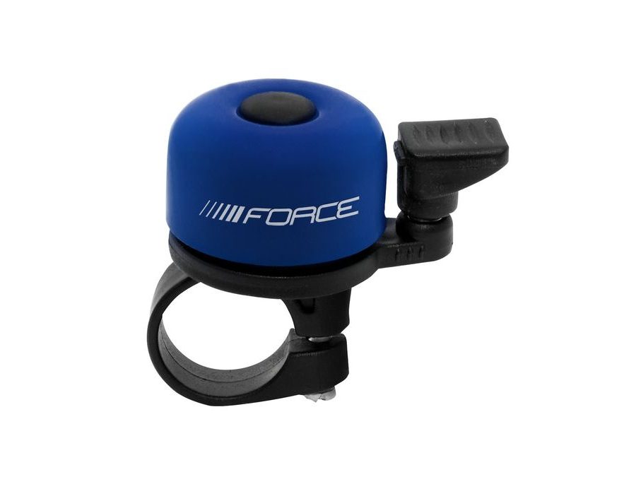Zvonek FORCE MINI Fe/plast 22,2mm paličkový, modrý