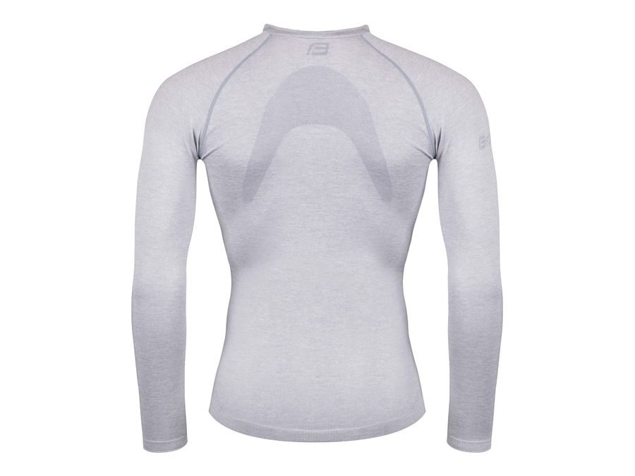 Pánské funkční triko FORCE SOFT dlouhý rukáv, světle šedé