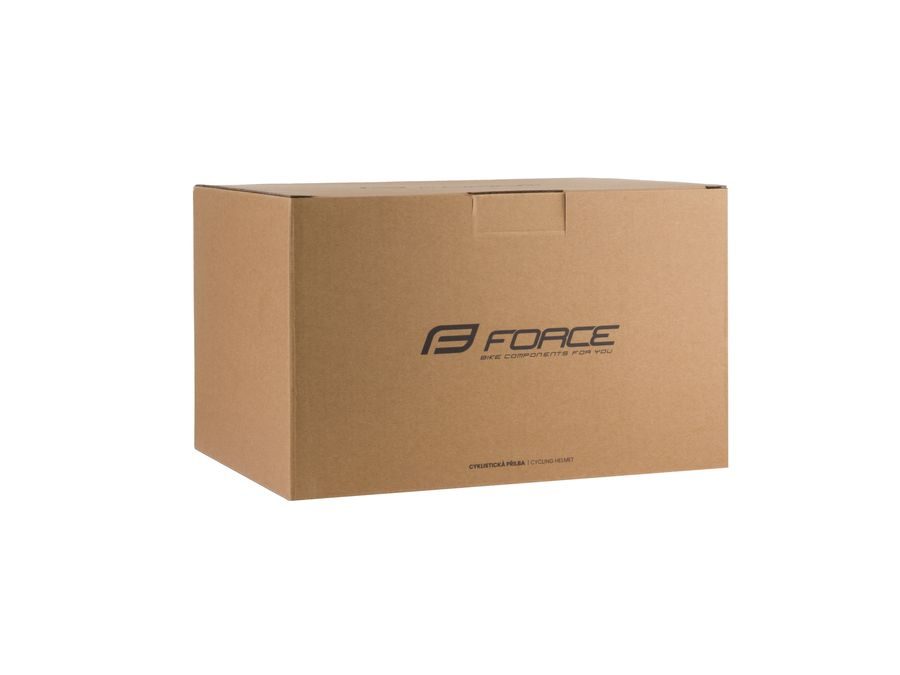 přilba FORCE ZEBU s blikačkou, limeta S-M