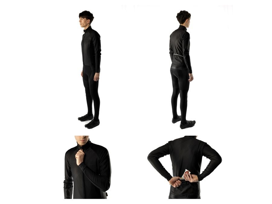 Pánské kalhoty se šráky bez vložky FORCE EXTREME, černé