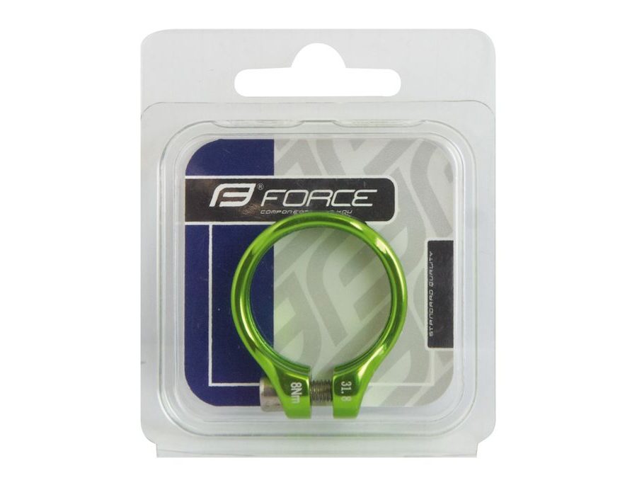 Sedlová objímka Force na imbus 31,8mm Al, zelená