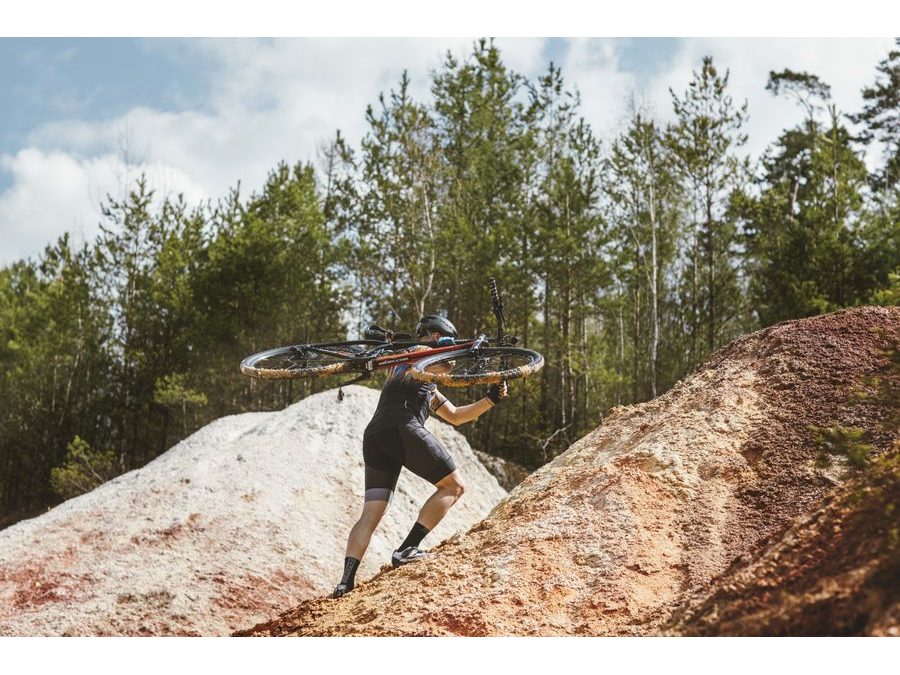 Pánské kraťasy se šráky a vložkou FORCE TEAM PRO, černo-šedé