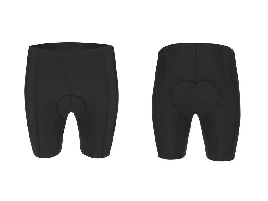 Pánské kraťasy do pasu s odnímatelnou vložkou FORCE STORM, černo-šedé