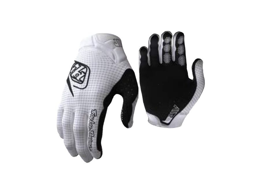 Letní dlouhoprsté rukavice TLD AIR, mono white