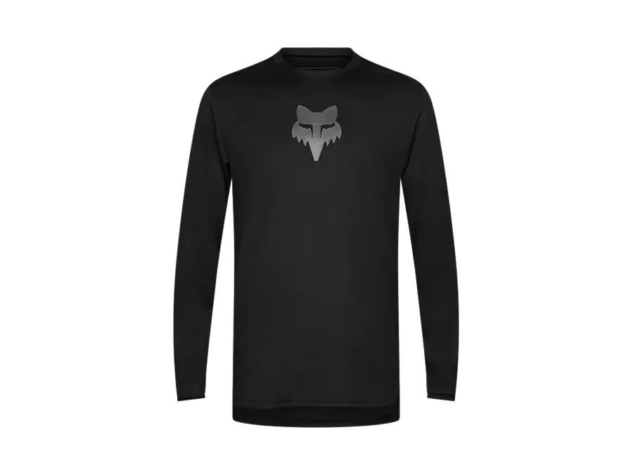 Pánský dres s dlouhým rukávem FOX RANGER Ls Jersey Head, Black