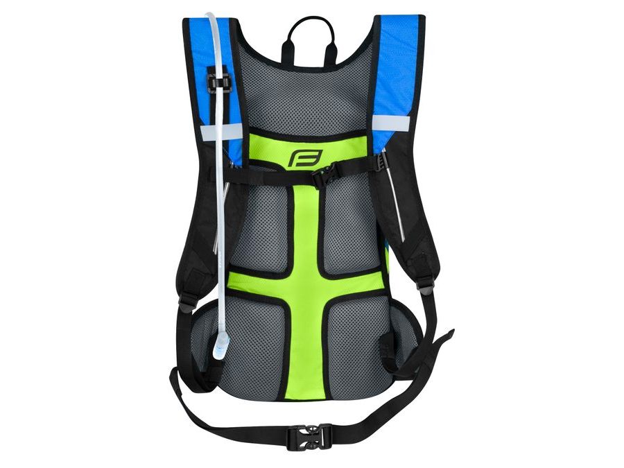 Batoh FORCE BERRY ACE PLUS 12L+2L rez., modro-fluo