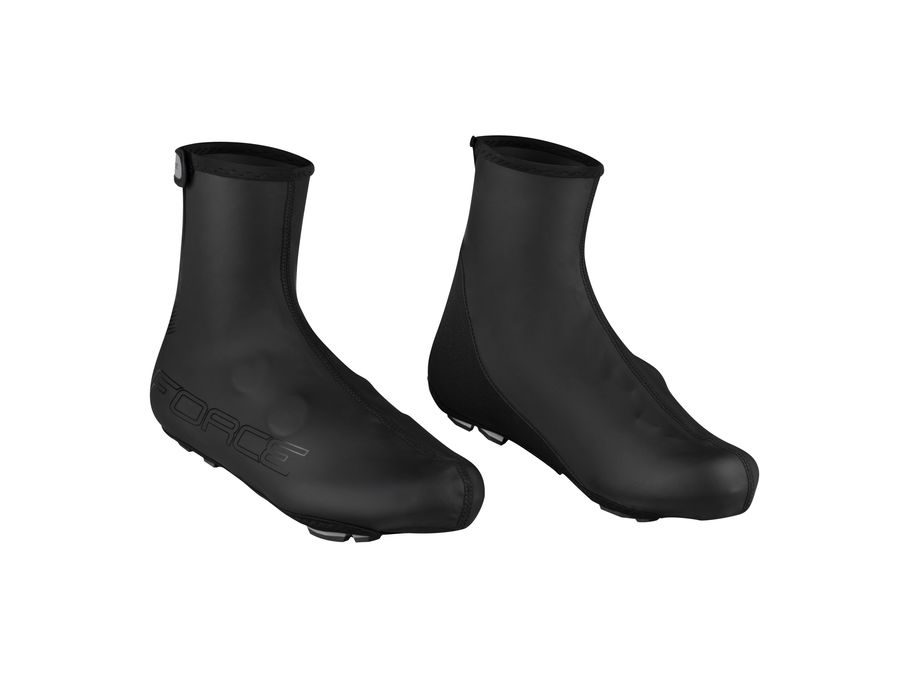 Návleky treter FORCE PU DRY MTB, černé