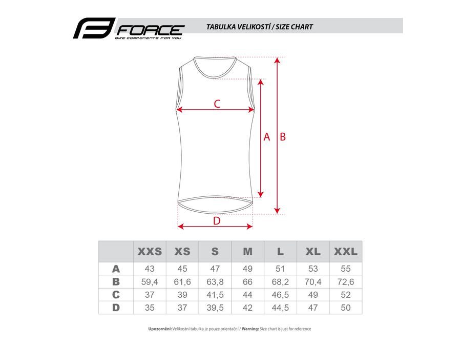 Funkční triko FORCE VENT bez rukávů, bílé